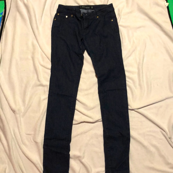 dark wash skinny jeans - Picture 1 of 3